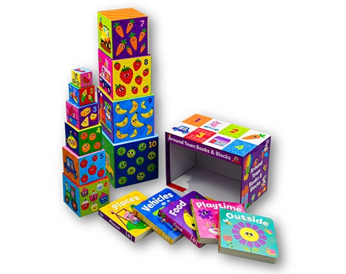 Board Books & Stacking Cubes